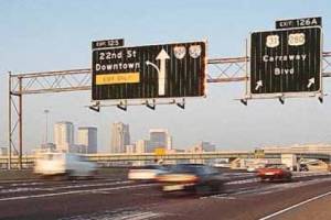 Interstate Sign Supports for Downtown Birmingham, AL 